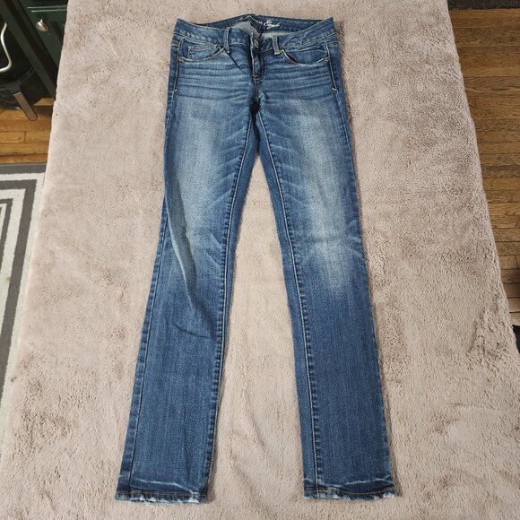 American Eagle Skinny Stretch Jeans - Women's Sizeโ 2 Regular - Picture 1 of 3